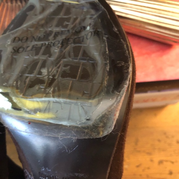 DVF ombre, suede and patent open toe ankle booties - Picture 8 of 9